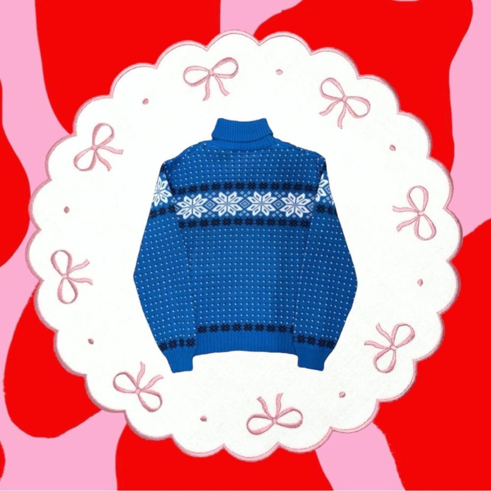 vintage knit winter turtleneck 🦋